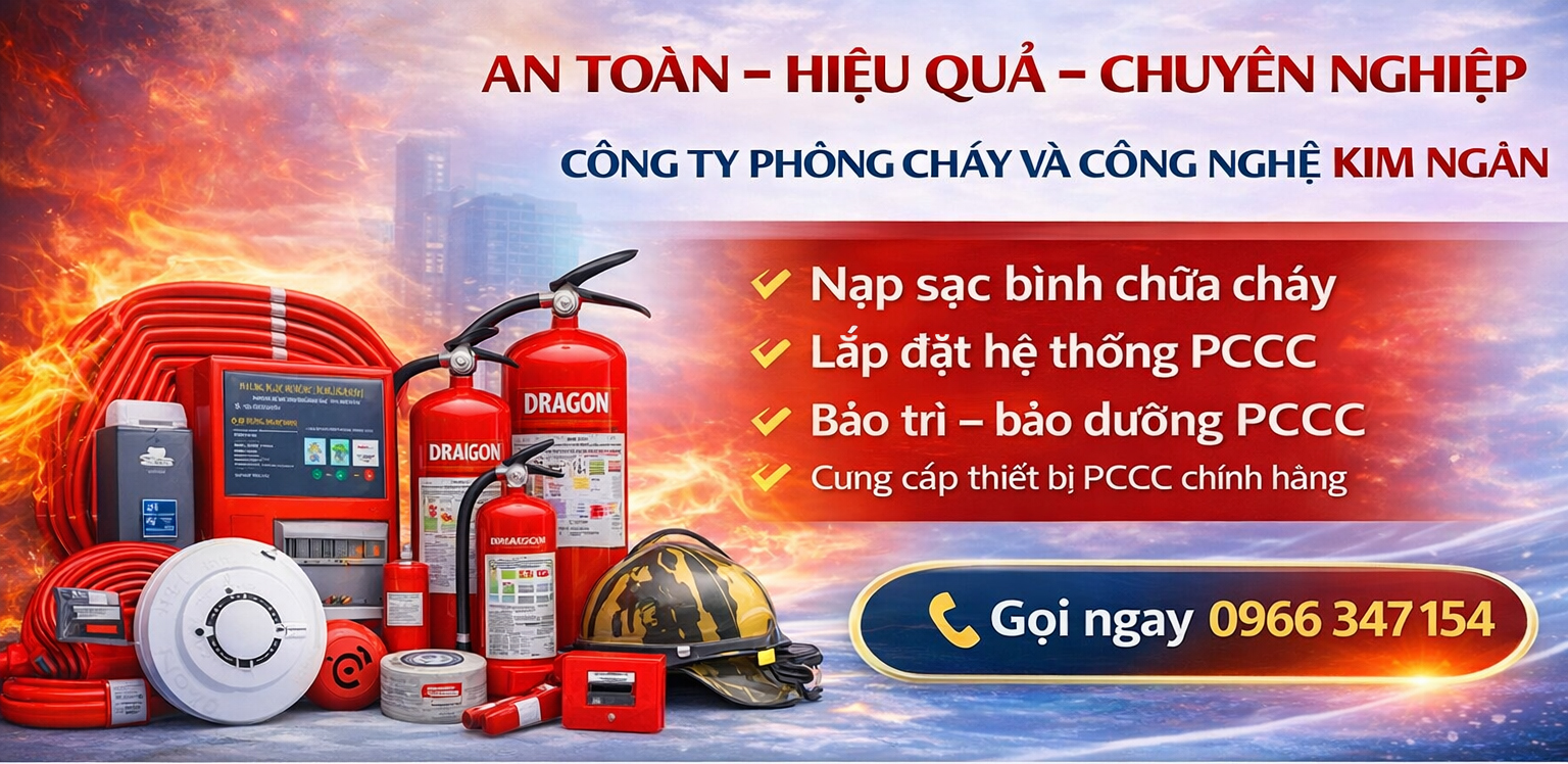 Nạp sạc bình chữa cháy Bình Dương - PCCC Kim Ngân